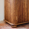 Reeded Cabinet - 120 W, Dark Oak