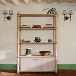 Astra Tiered Shelving with Cabinet