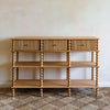 Berwick Console Table with Reeded Drawers