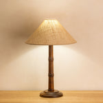 Bamboo Lamp Base - Dark Oak