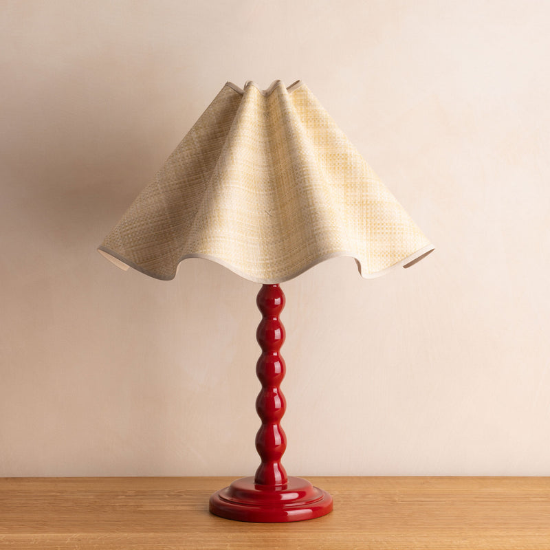 Bobbin Lamp Base, Gloss - Cherry