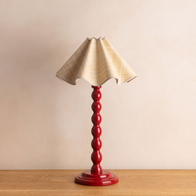 Bobbin Lamp Base, Gloss - Cherry