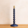 Bobbin Lamp Base - Blue Oak