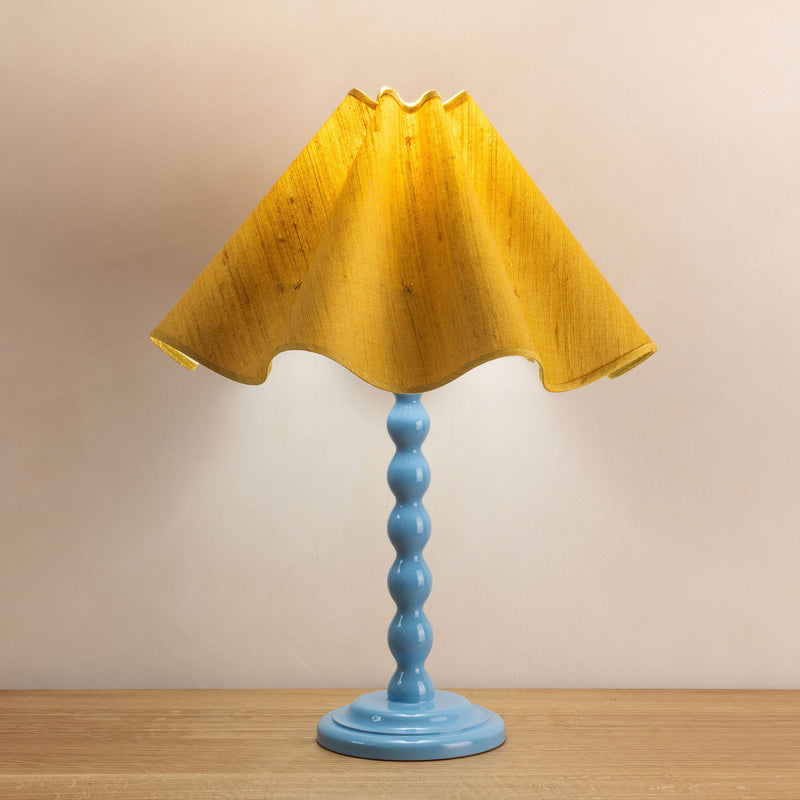 Bobbin Lamp Base, Gloss - Sussex Sky