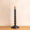 Bobbin Lamp Base - Ebonised Oak