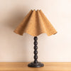 Bobbin Lamp Base - Ebonised Oak