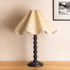 Bobbin Lamp Base - Ebonised Oak