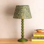 Bobbin Lamp Base - Green Oak