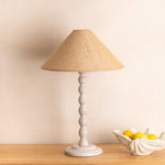 Bobbin Lamp Base - Limed Oak