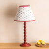 Bobbin Lamp Base - Red Oak