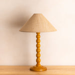 Bobbin Lamp Base - Yellow Oak