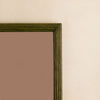 Reeded Mirror - Green Oak