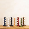 Bobbin Candlestick - Natural or Stained Oak